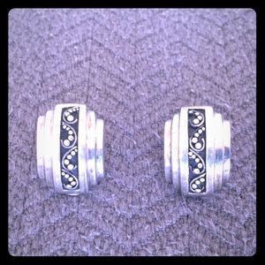 Sterling Silver Lois Hill CLIP Earrings